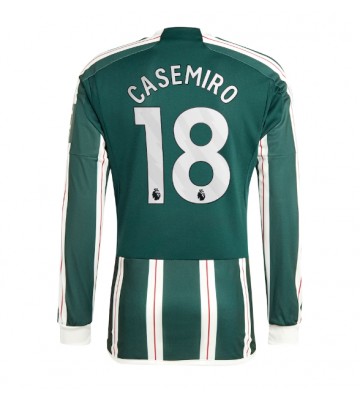 Manchester United Casemiro #18 Replika Udebanetrøje 2023-24 Langærmet